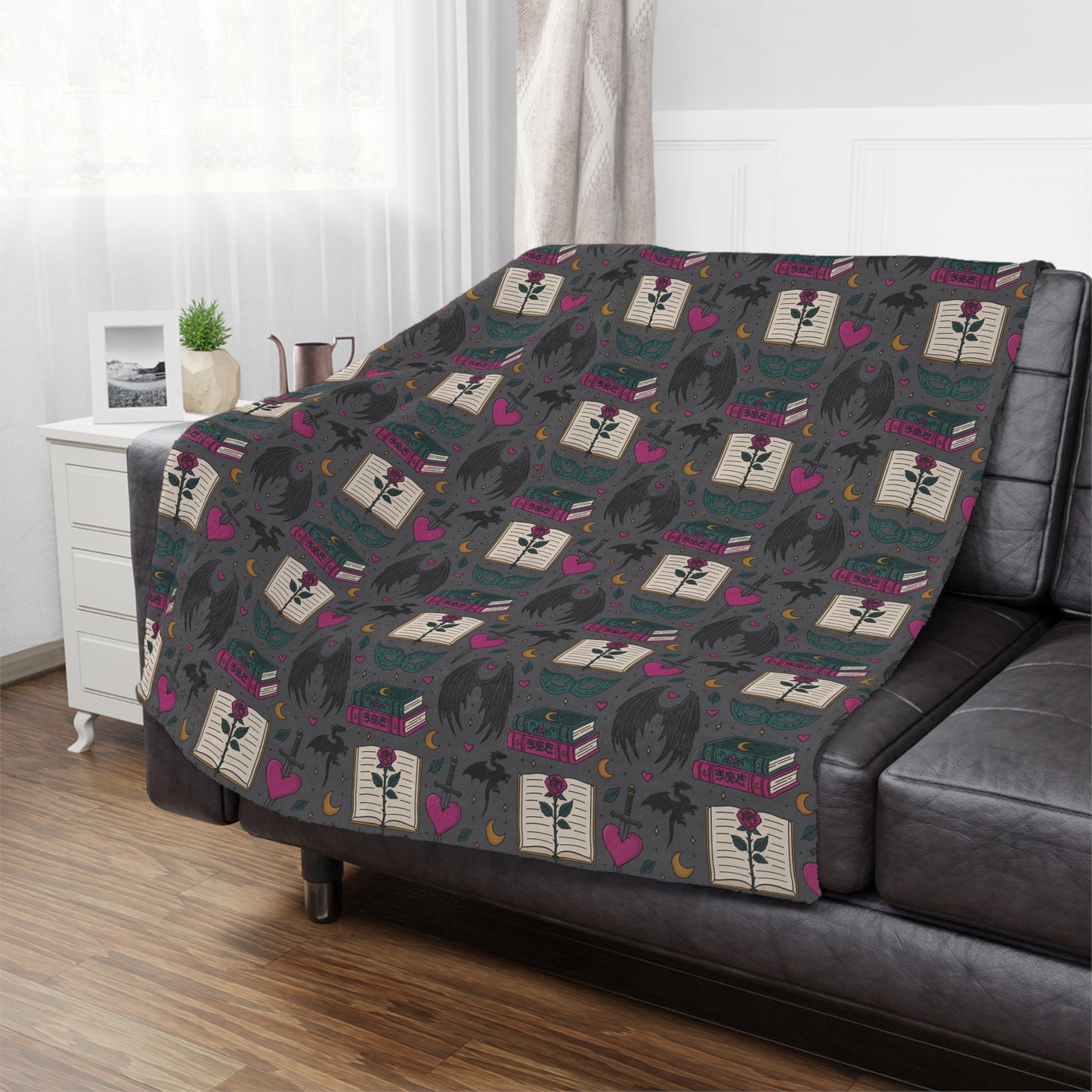 General Bookish Minky Blanket - Romantasy
