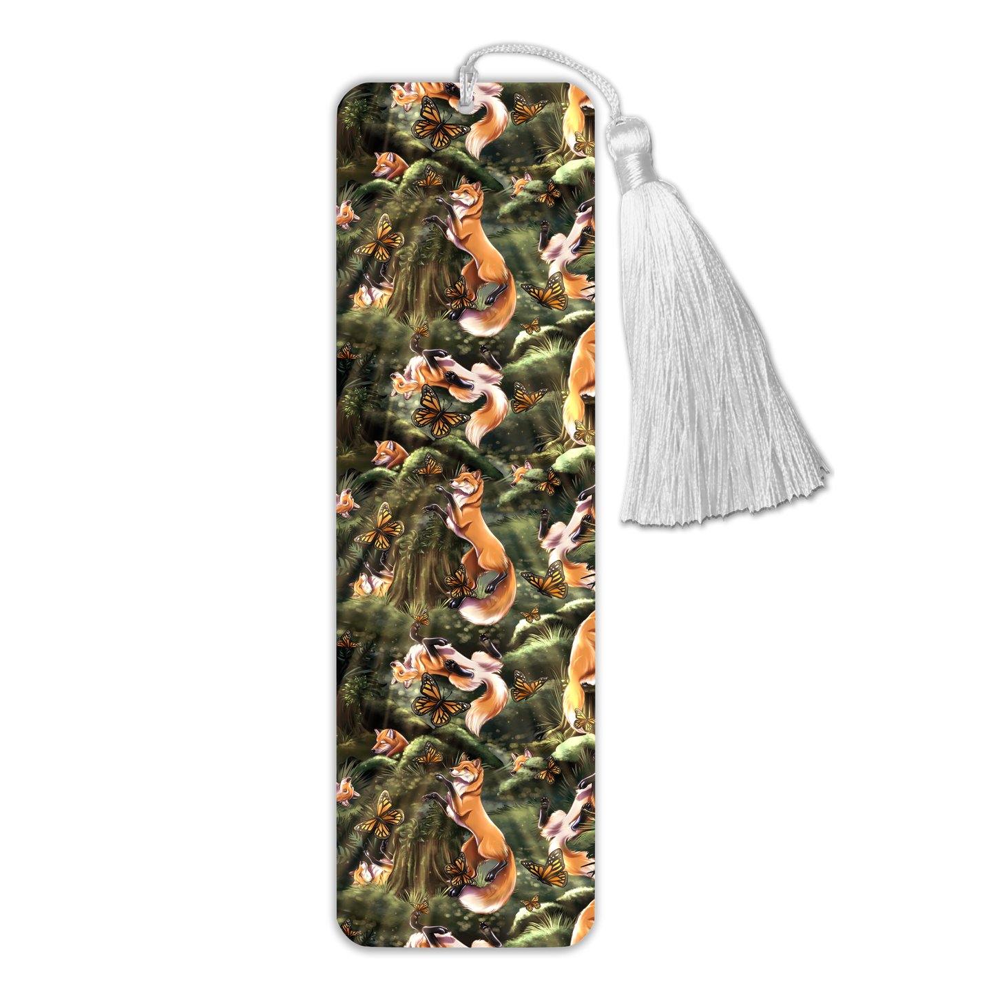 General Bookish Tassel Bookmark - Forest Foxes