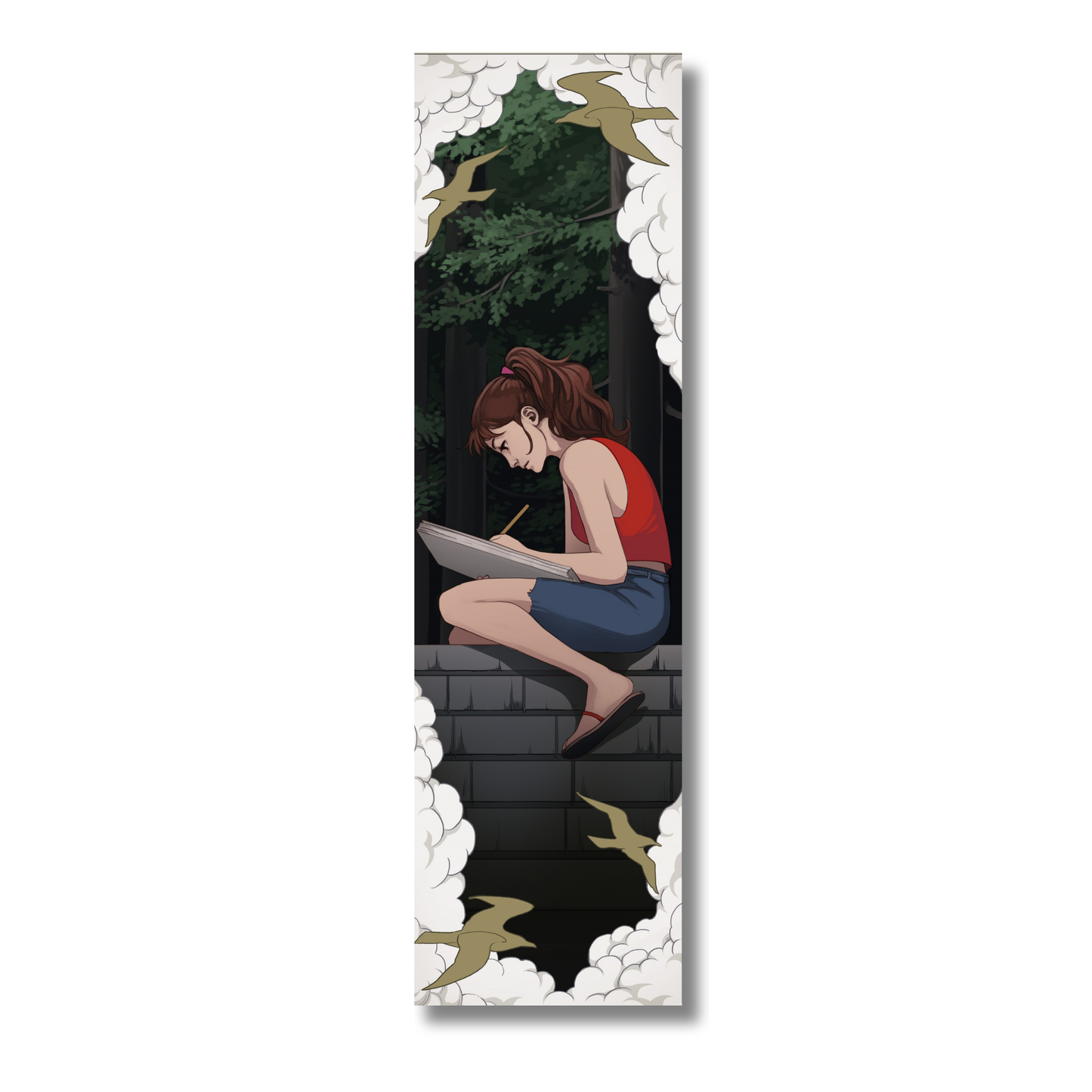 Studio Ghibli Bookmarks - In the Sky (inspired by Kiki's Delivery Service)