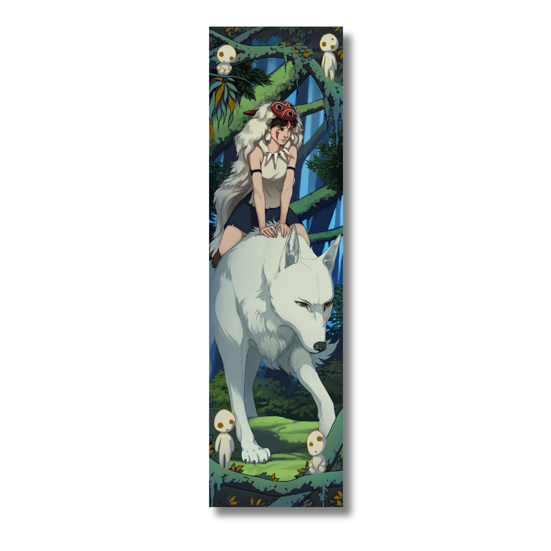 Studio Ghibli Luxury Bookmarks - Princess Mononoke