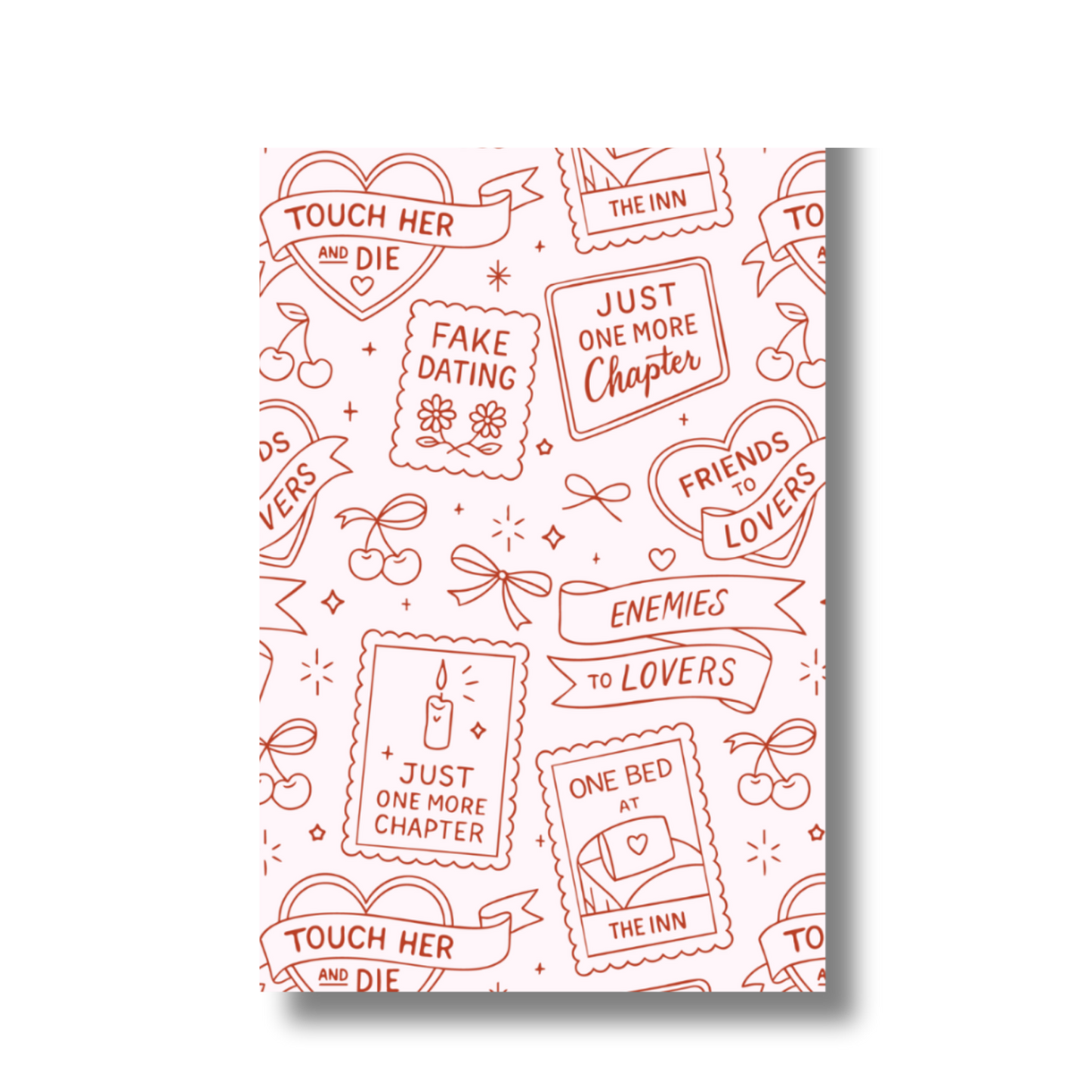 General Bookish Magnetic Bookmark - Romance Tropes