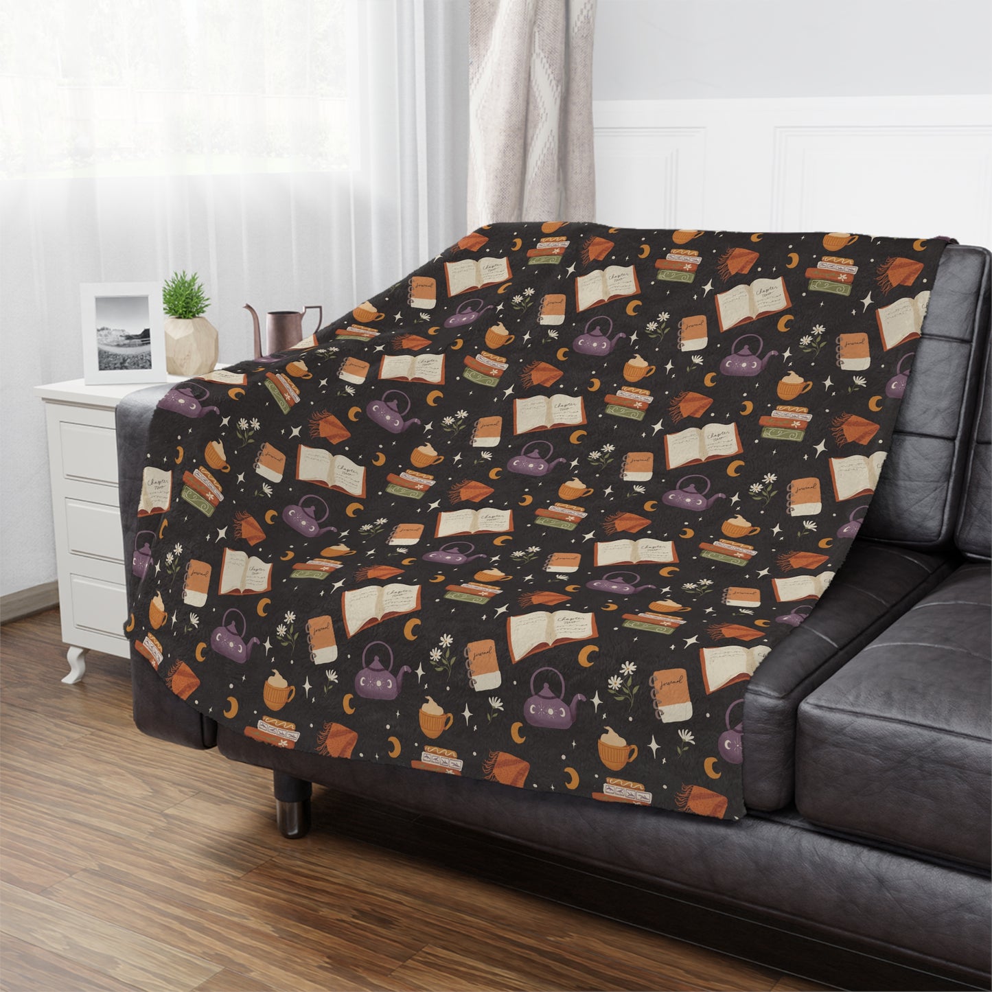 General Bookish Minky Blanket - Cozy Books