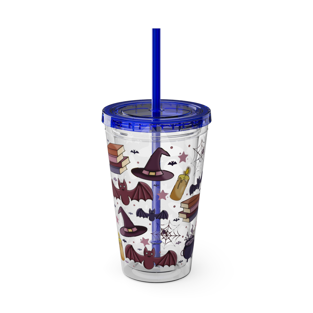 General Bookish Plastic Tumbler - Bats