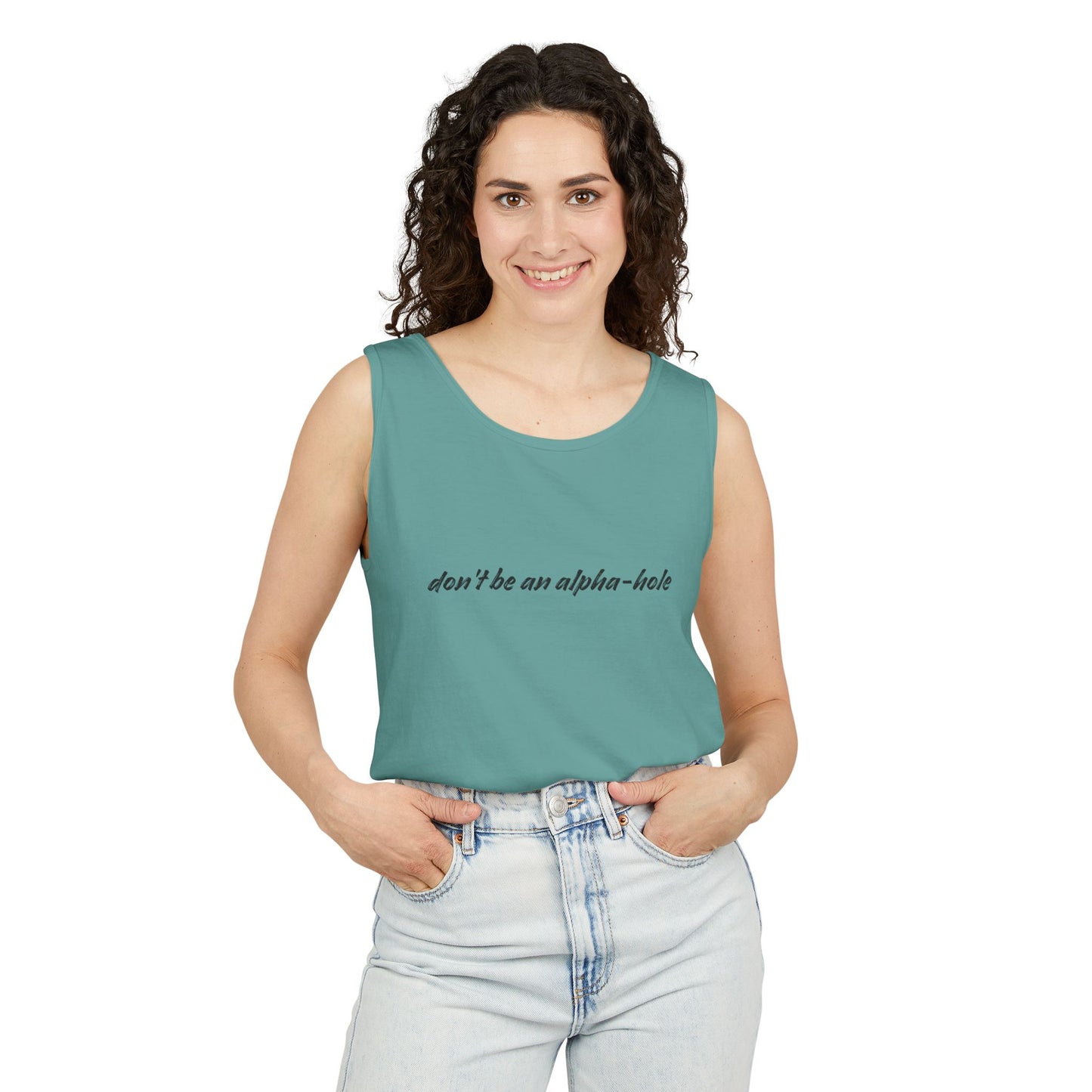 Crescent City Unisex Tank Top - Don't Be an Alpha-Hole