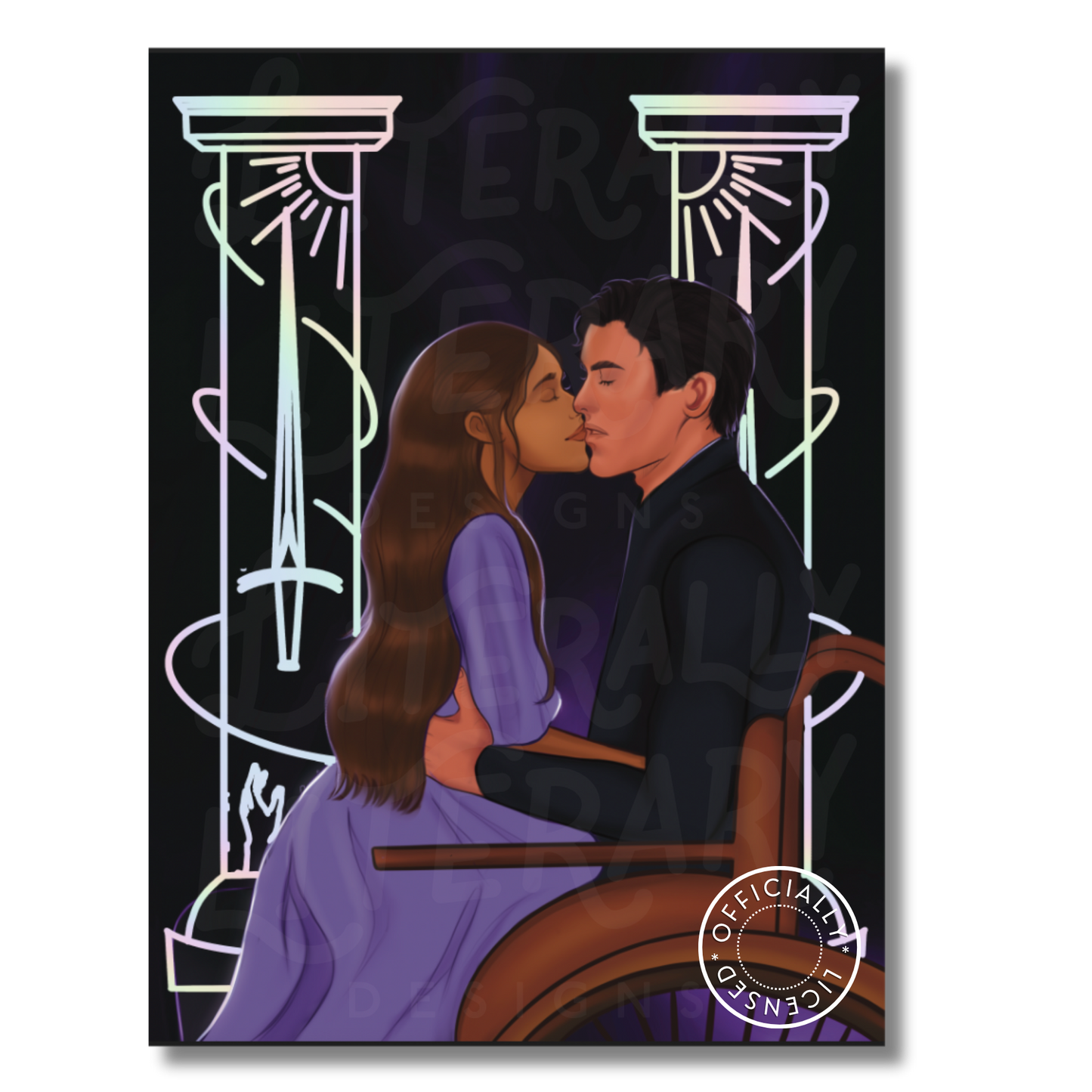 Throne of Glass Foiled Print - Couples (Pre-Order)