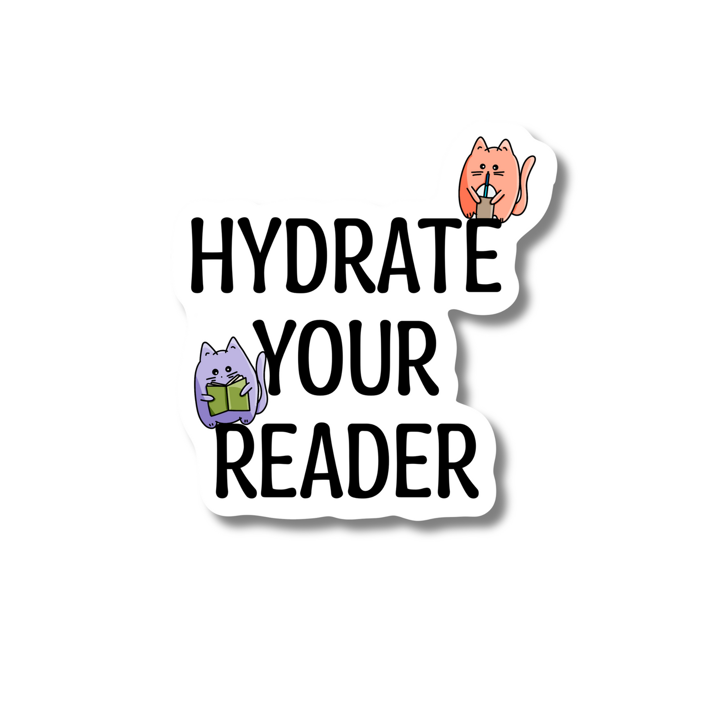 General Bookish Sticker - Hydrate Your Reader