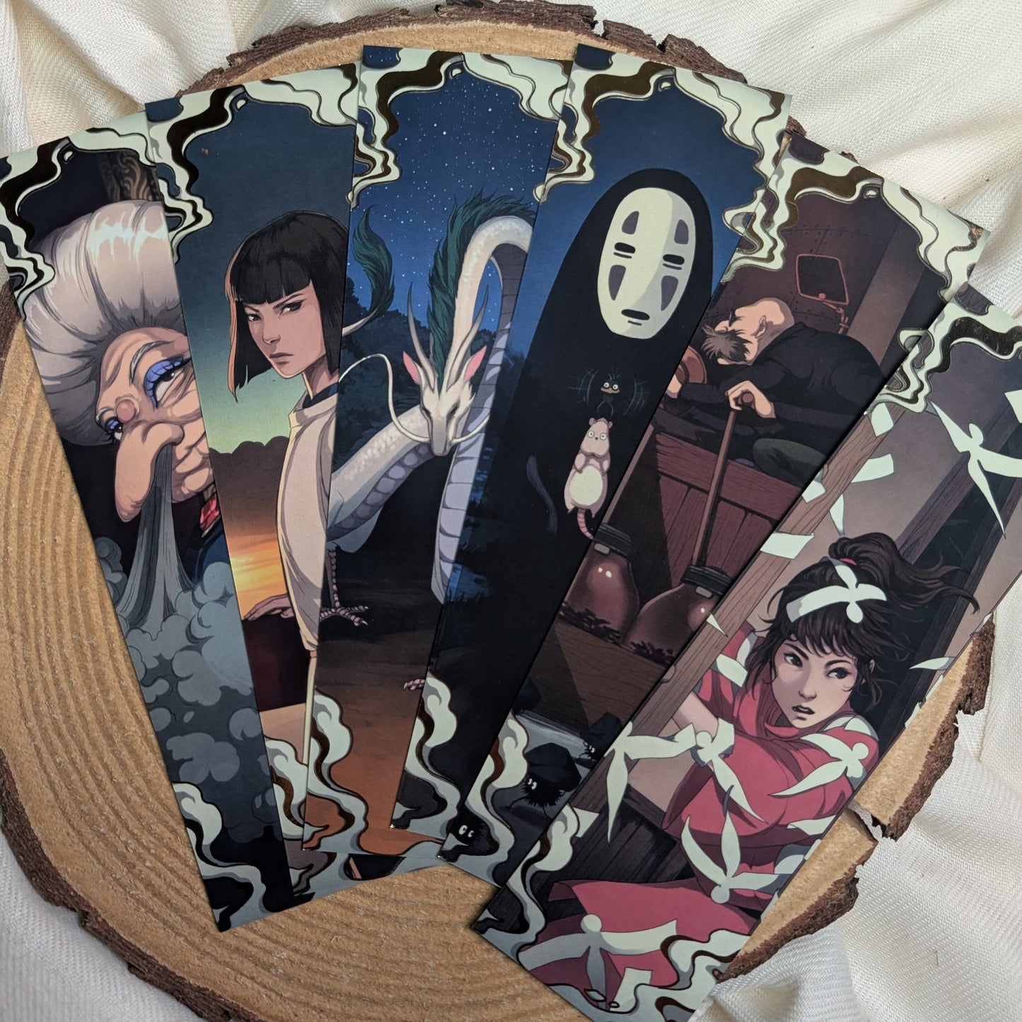 Studio Ghibli Bookmarks - In the Spirit World (inspired by Spirited Away)