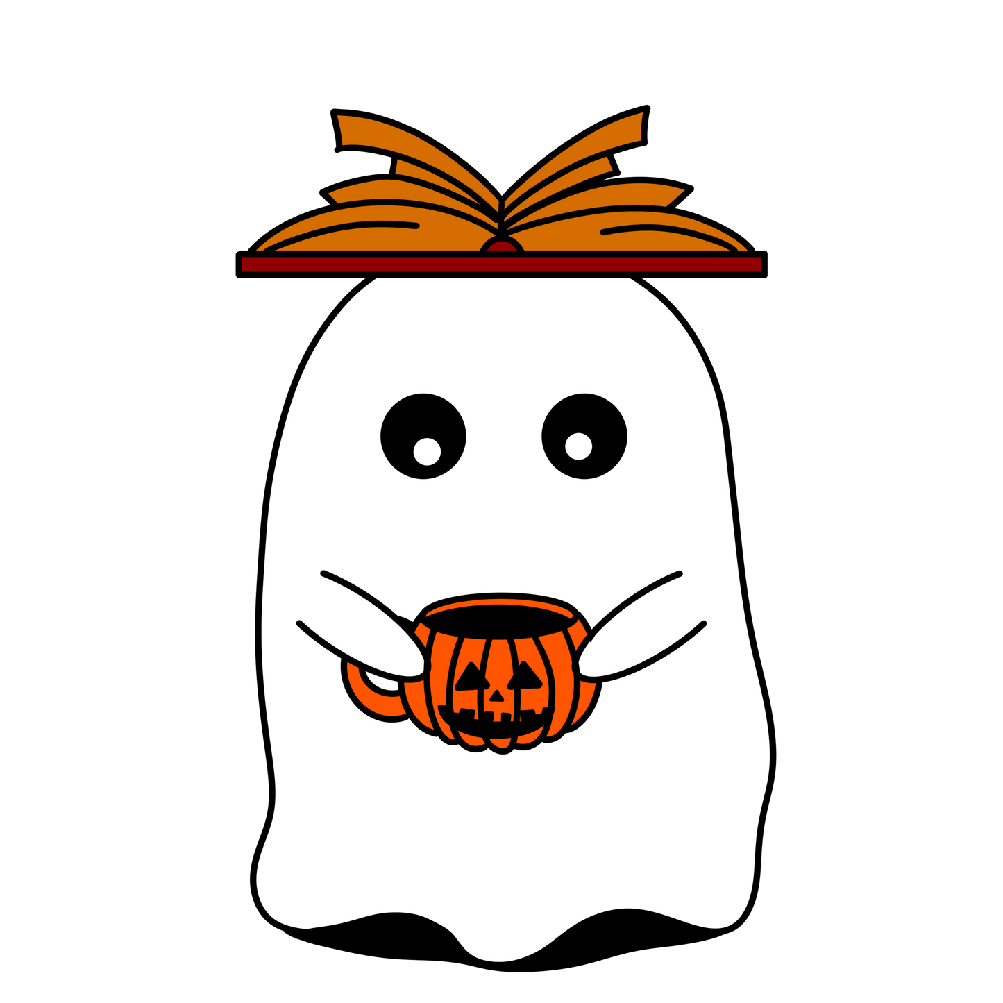 Pumkpin Mug Ghost Key Chain