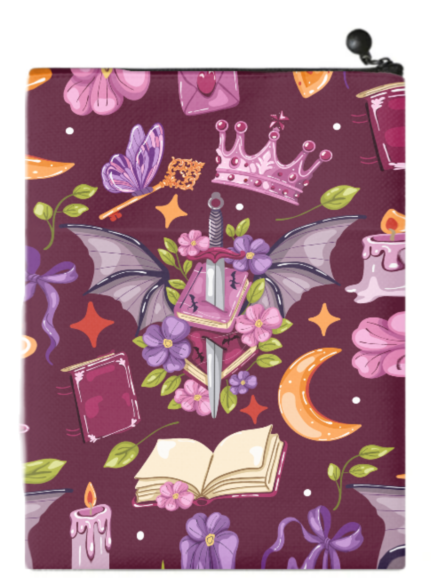 General Bookish Book Sleeve - Violet Fantasy