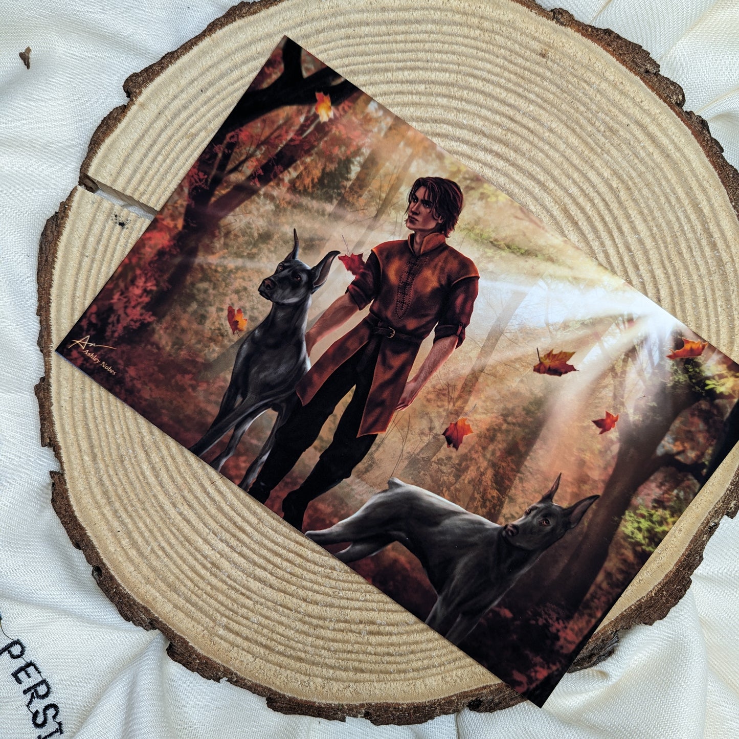 A Court of Thorns and Roses Print - Autumn Hounds