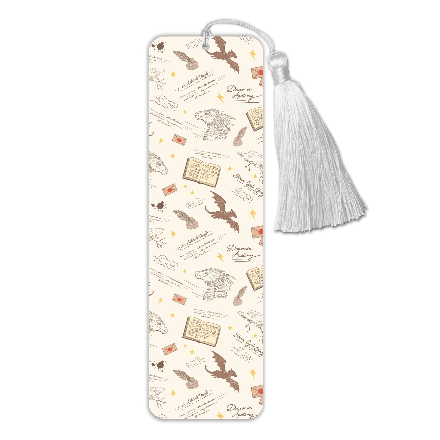 General Bookish Tassel Bookmark - Dragon Scribe