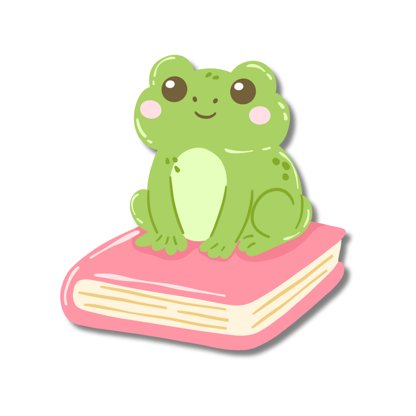 General Bookish Magnetic Bookmark - Froggy Book