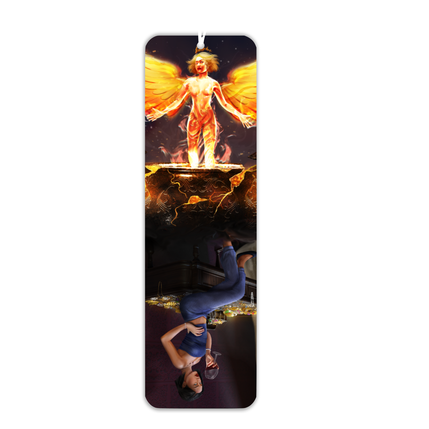 A Court of Thorns and Roses Bookmark - Amren Reflection