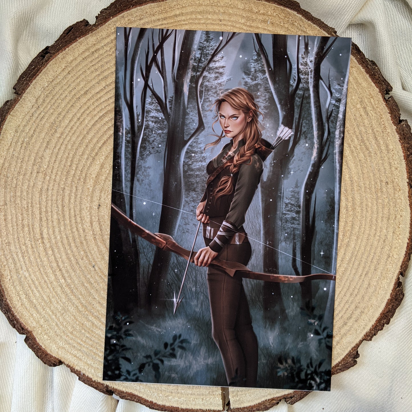 A Court of Thorns and Roses Print - The Huntress