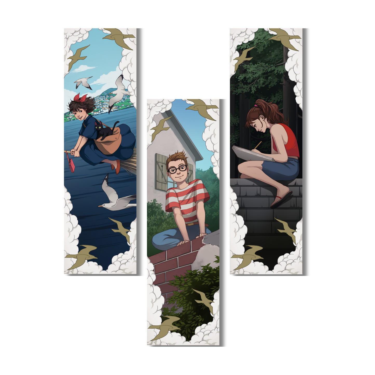 Studio Ghibli Luxury Bookmarks - Kiki's Delivery Service