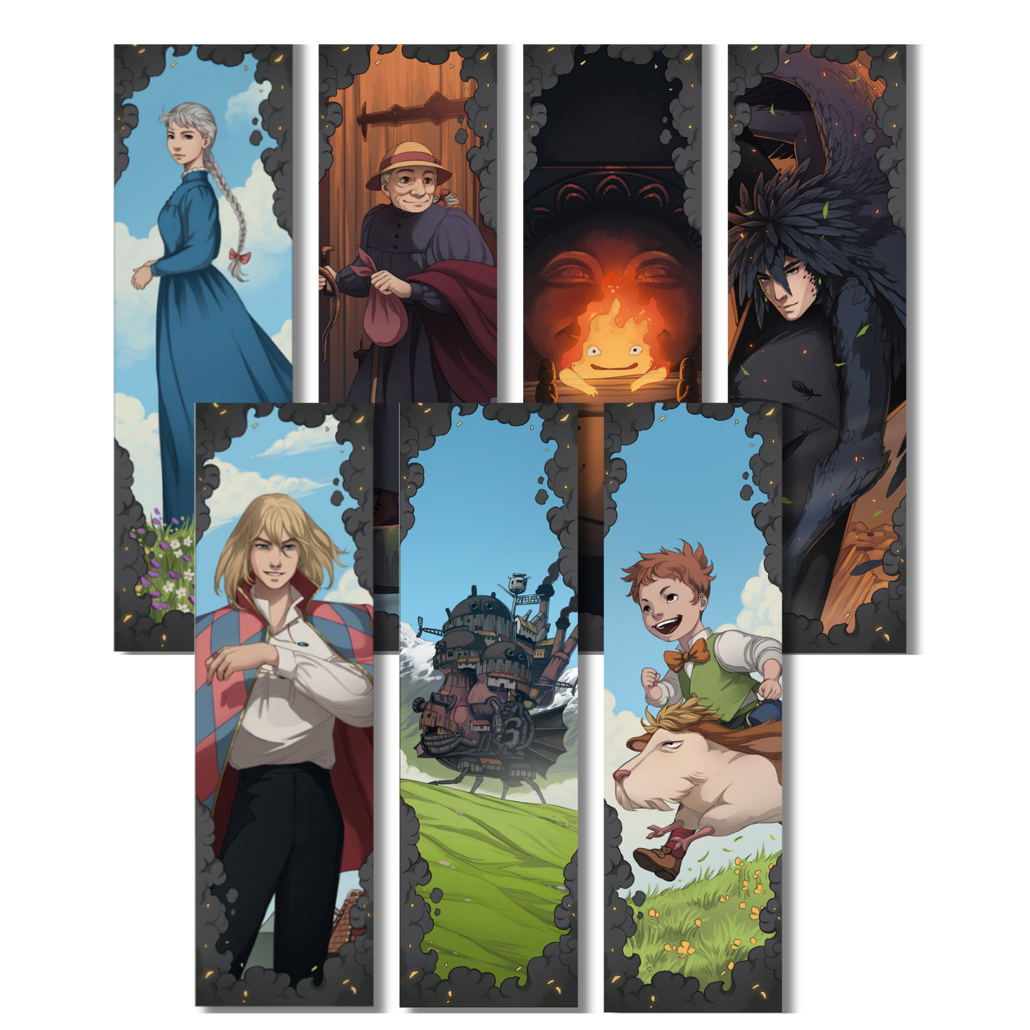 Studio Ghibli Luxury Bookmarks - Howl's Moving Castle