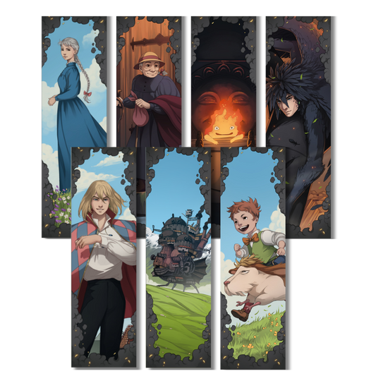 Studio Ghibli Luxury Bookmarks - Howl's Moving Castle