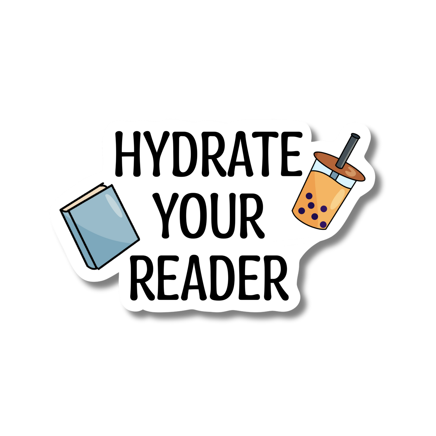 General Bookish Sticker - Hydrate Your Reader