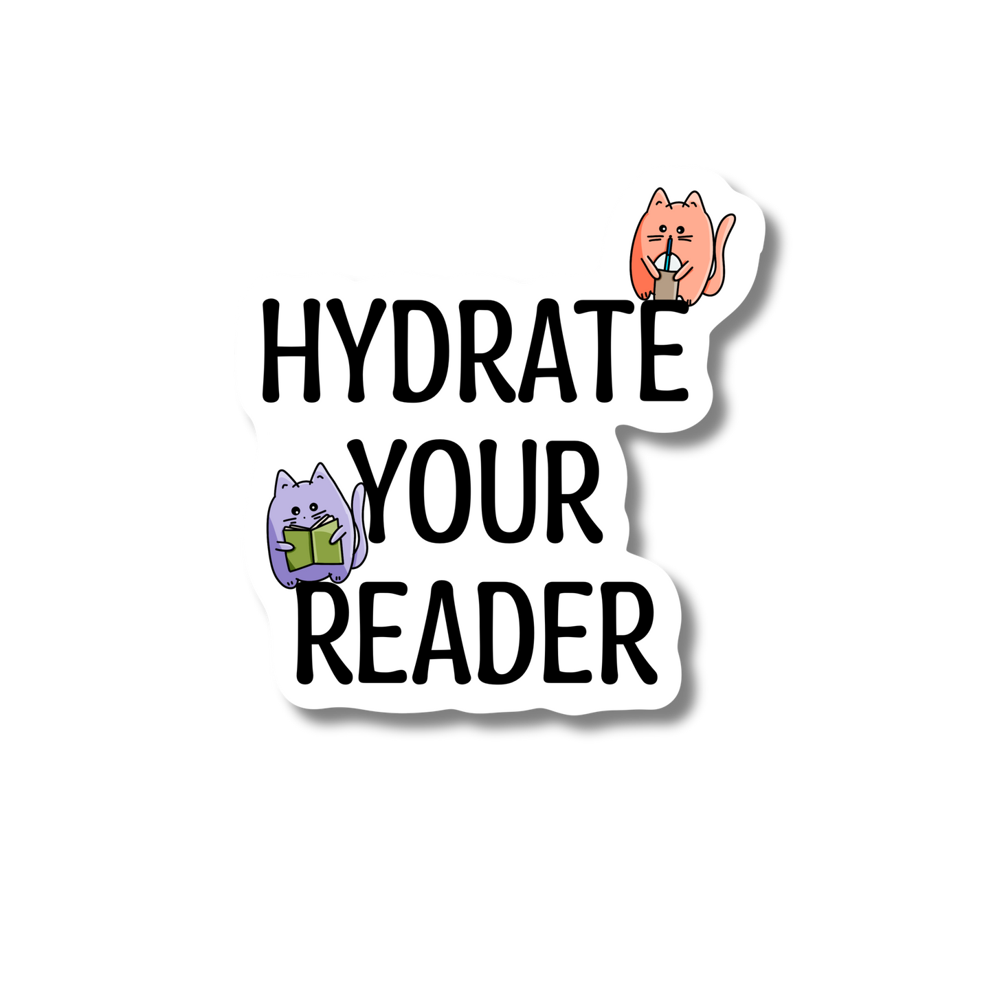 General Bookish Sticker - Hydrate Your Reader