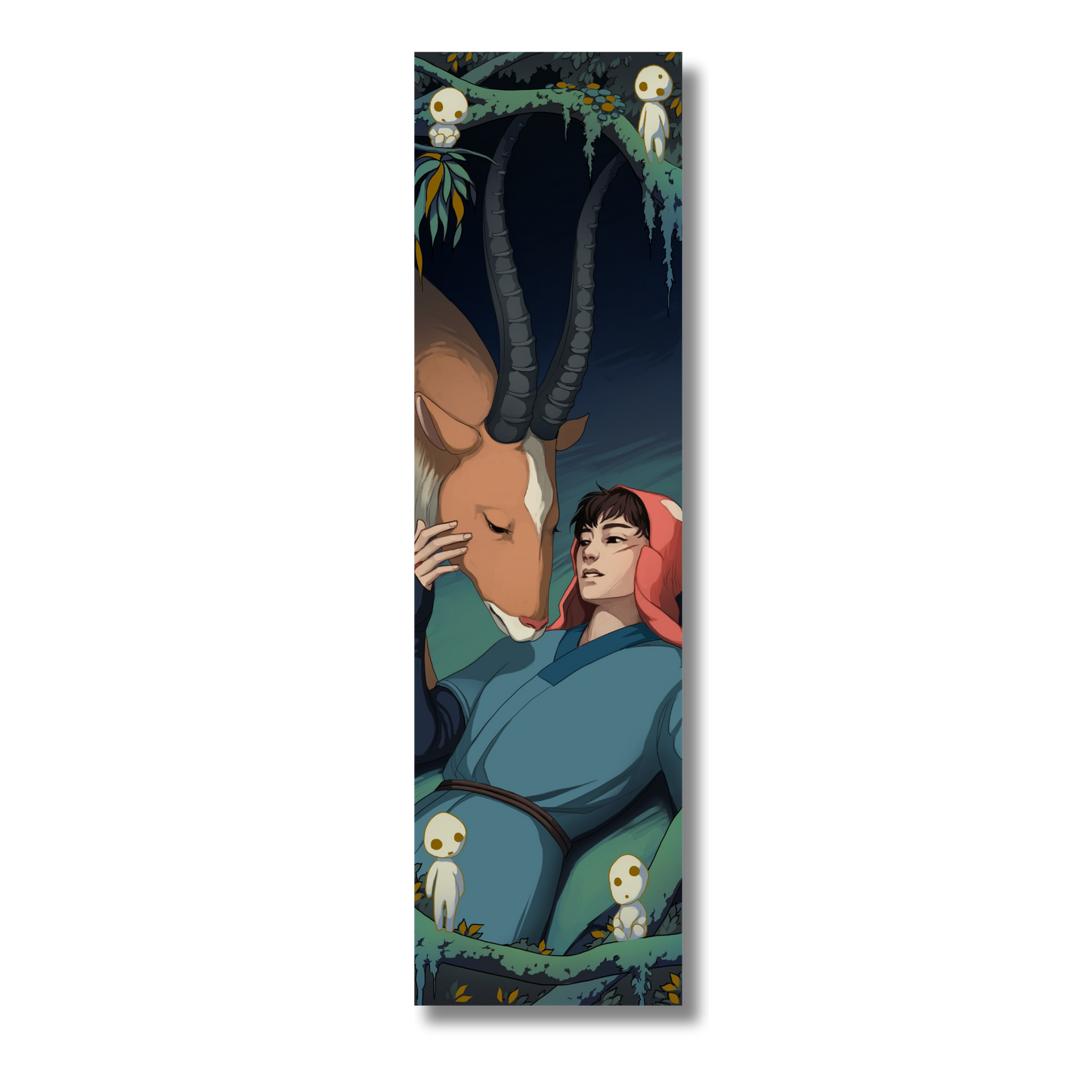 Studio Ghibli Luxury Bookmarks - Princess Mononoke