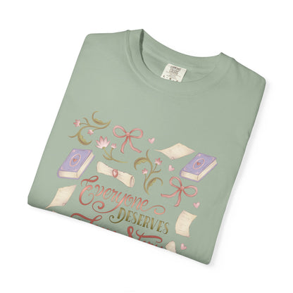 General Bookish Unisex Shirt - Everyone Deserves a Love Story