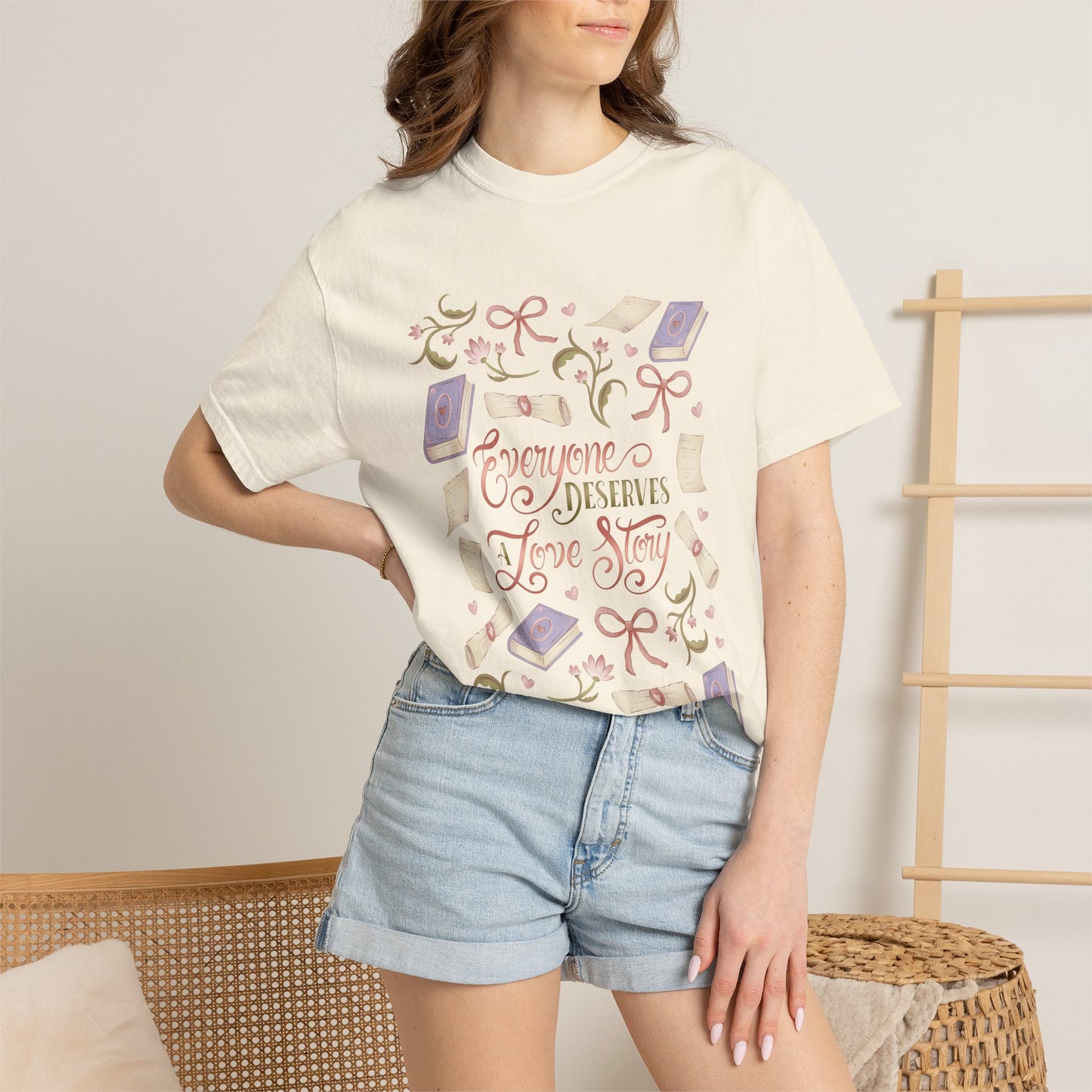 General Bookish Unisex Shirt - Everyone Deserves a Love Story