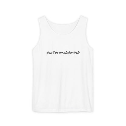 Crescent City Unisex Tank Top - Don't Be an Alpha-Hole