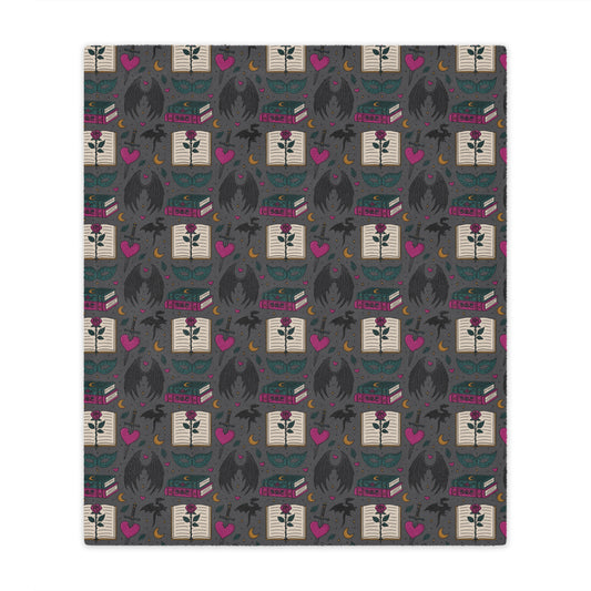 General Bookish Minky Blanket - Romantasy