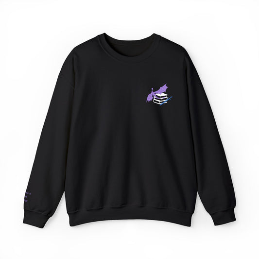 General Bookish Embroidered Unisex Crewneck Sweatshirt - I'd Take A Dragon Any Day