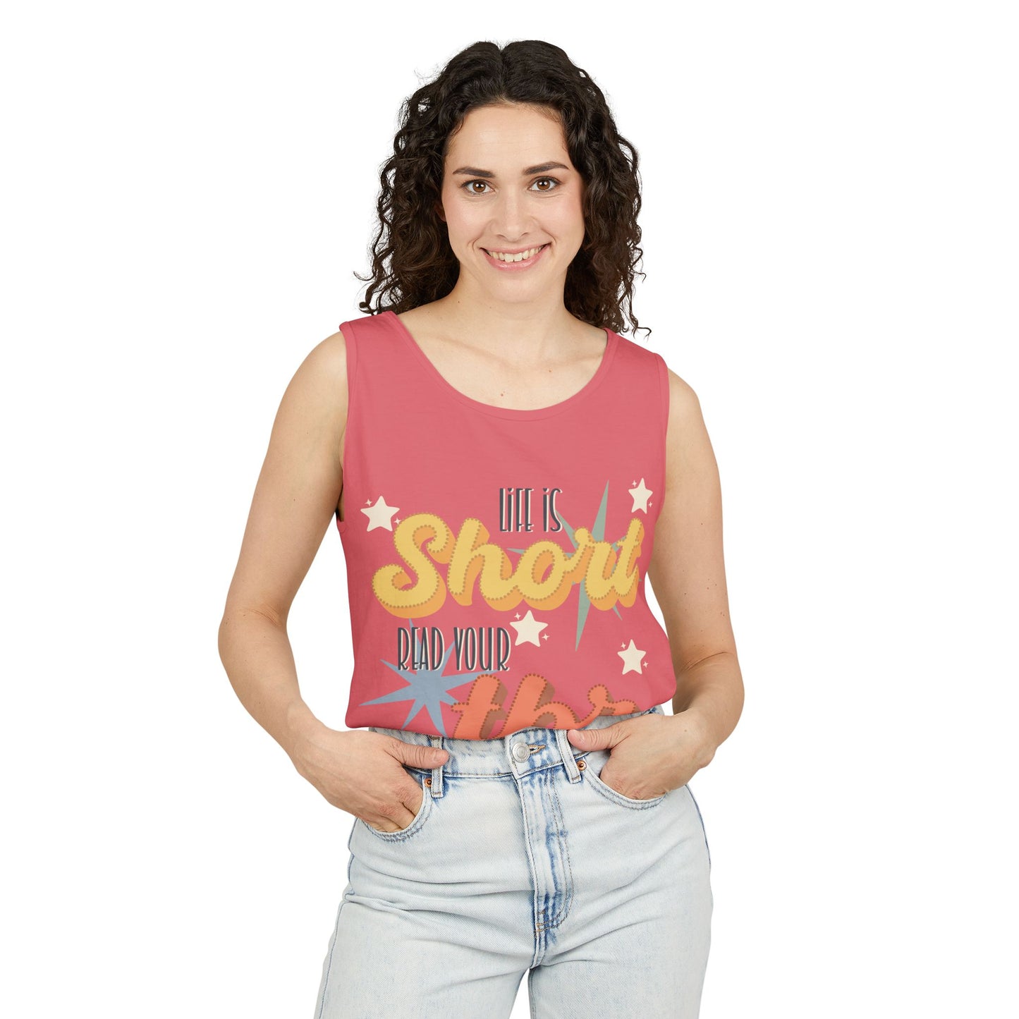 General Bookish Unisex Tank Top - Life is Short Read Your TBR