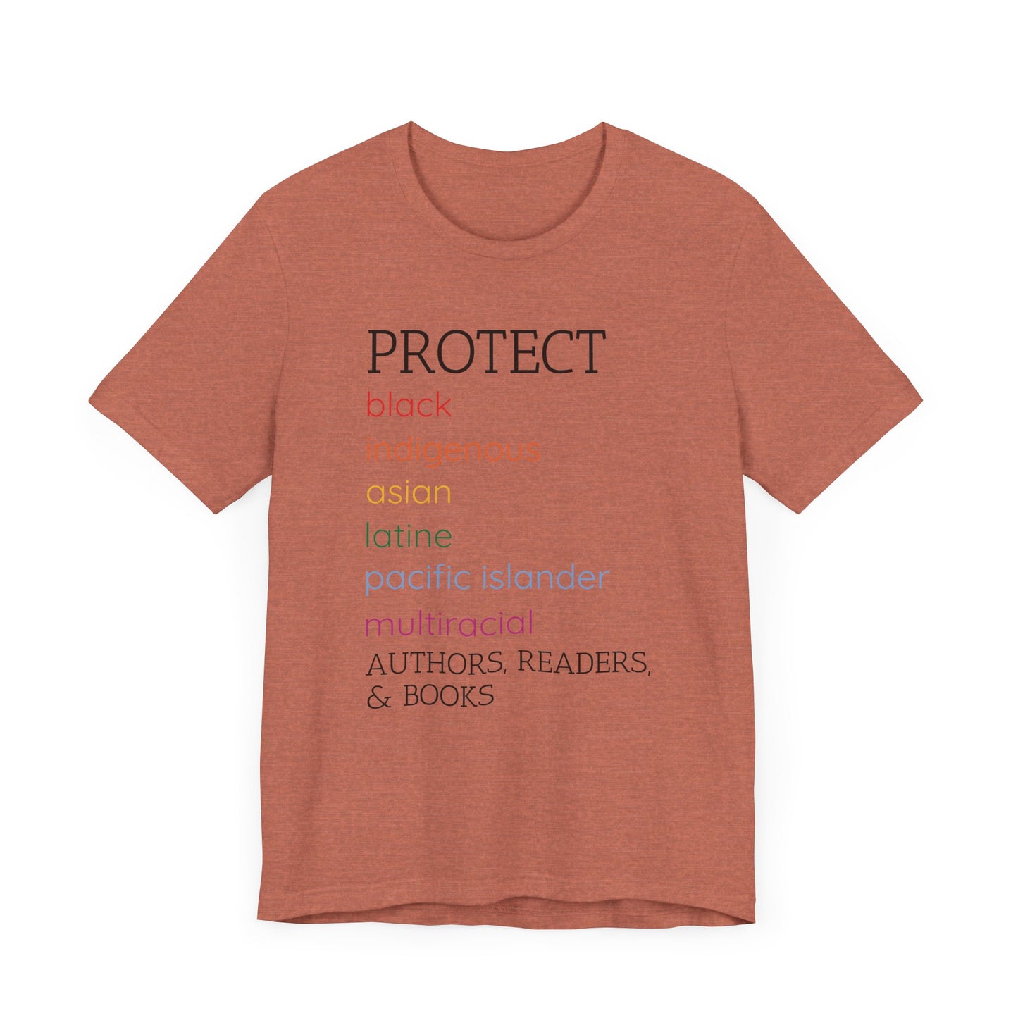 General Bookish Unisex T-Shirt -  Protect BIPOC Books, Authors, & Readers