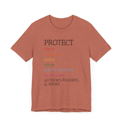 General Bookish Unisex T-Shirt -  Protect BIPOC Books, Authors, & Readers