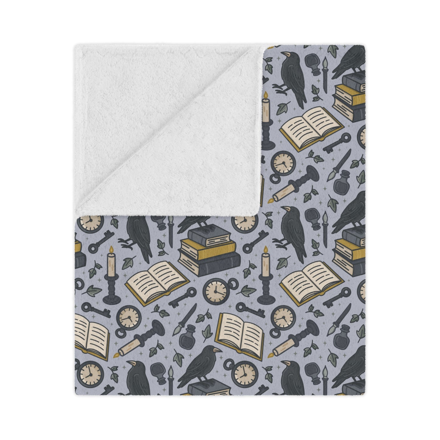 General Bookish Minky Blanket - Academia