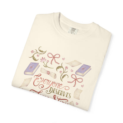General Bookish Unisex Shirt - Everyone Deserves a Love Story
