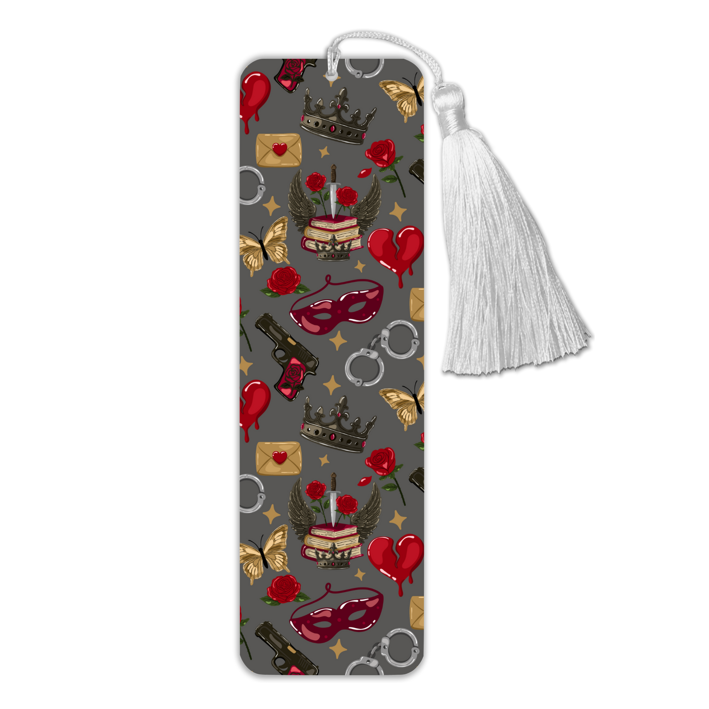 General Bookish Tassel Bookmark - Dark Fantasy