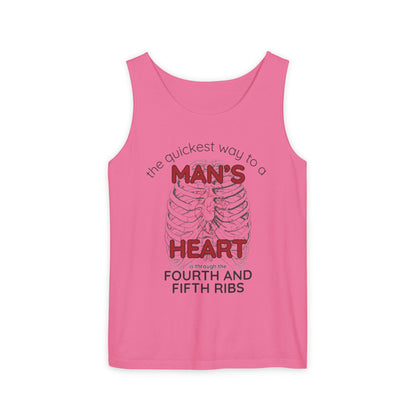 General Bookish Unisex Tank Top - Quickest Way to A Man's Heart