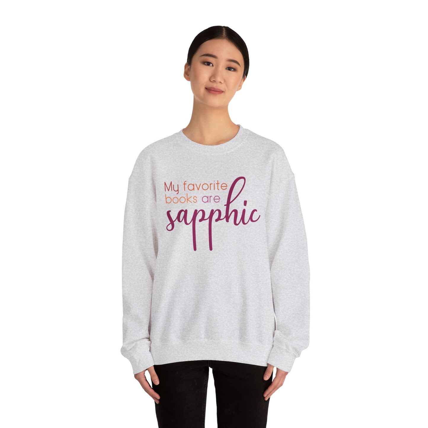 General Bookish Unisex Sweatshirt - My Favorite Books are Sapphic