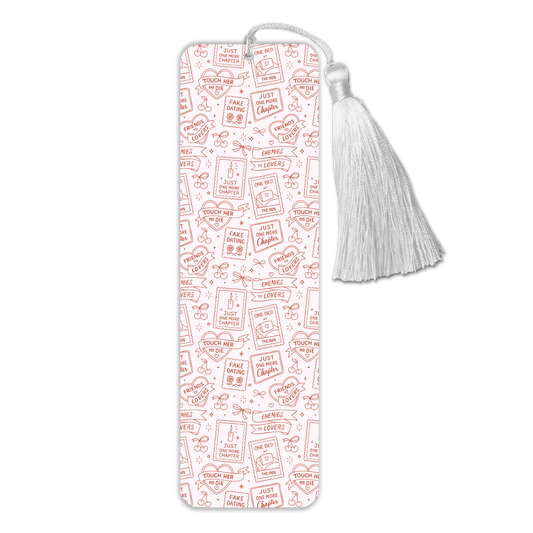 General Bookish Tassel Bookmark - Romance Tropes