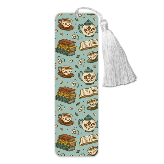 General Bookish Tassel Bookmark - Tea Time