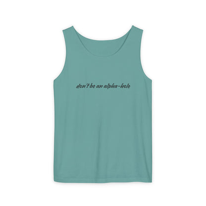 Crescent City Unisex Tank Top - Don't Be an Alpha-Hole
