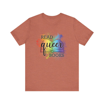 General Bookish Unisex T-Shirt -  Read Queer Books