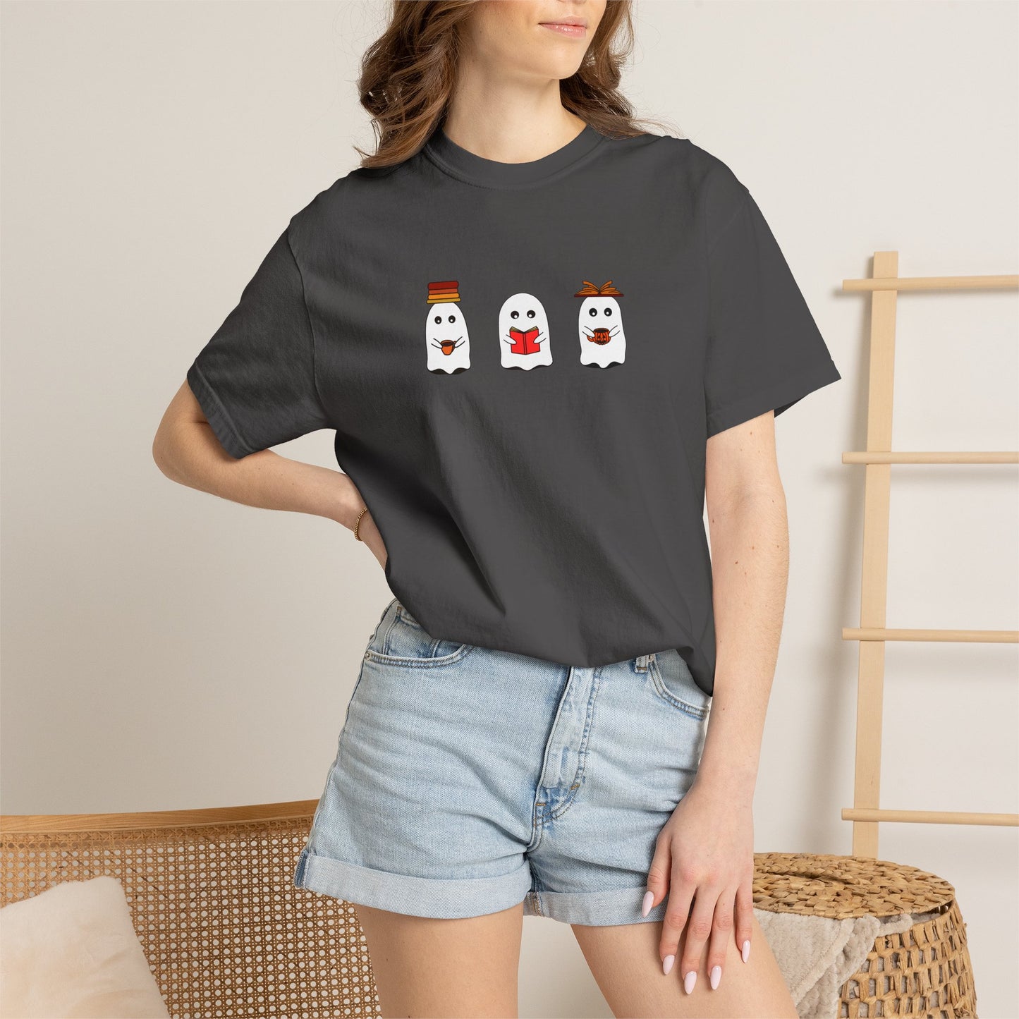 General Bookish T-Shirt - Reading Ghosts (US Only)