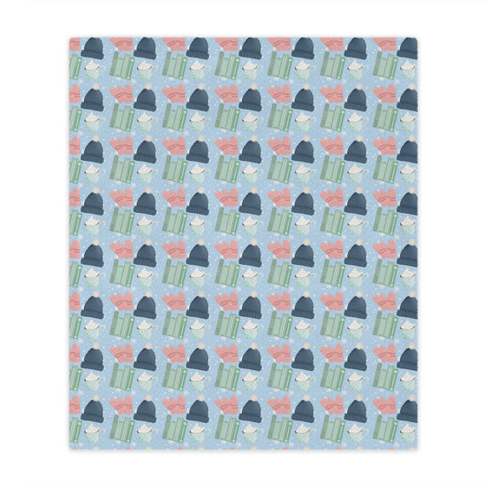 General Bookish Minky Blanket - Winter Books