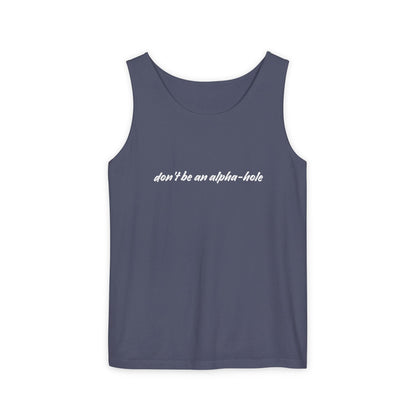 Crescent City Unisex Tank Top - Don't Be an Alpha-Hole