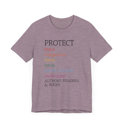 General Bookish Unisex T-Shirt -  Protect BIPOC Books, Authors, & Readers