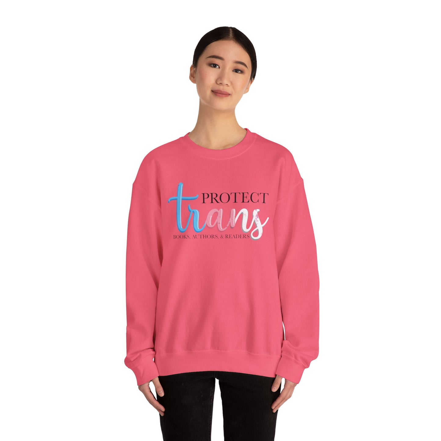 General Bookish Unisex Sweatshirt - Protect Trans Books, Authors, & Readers