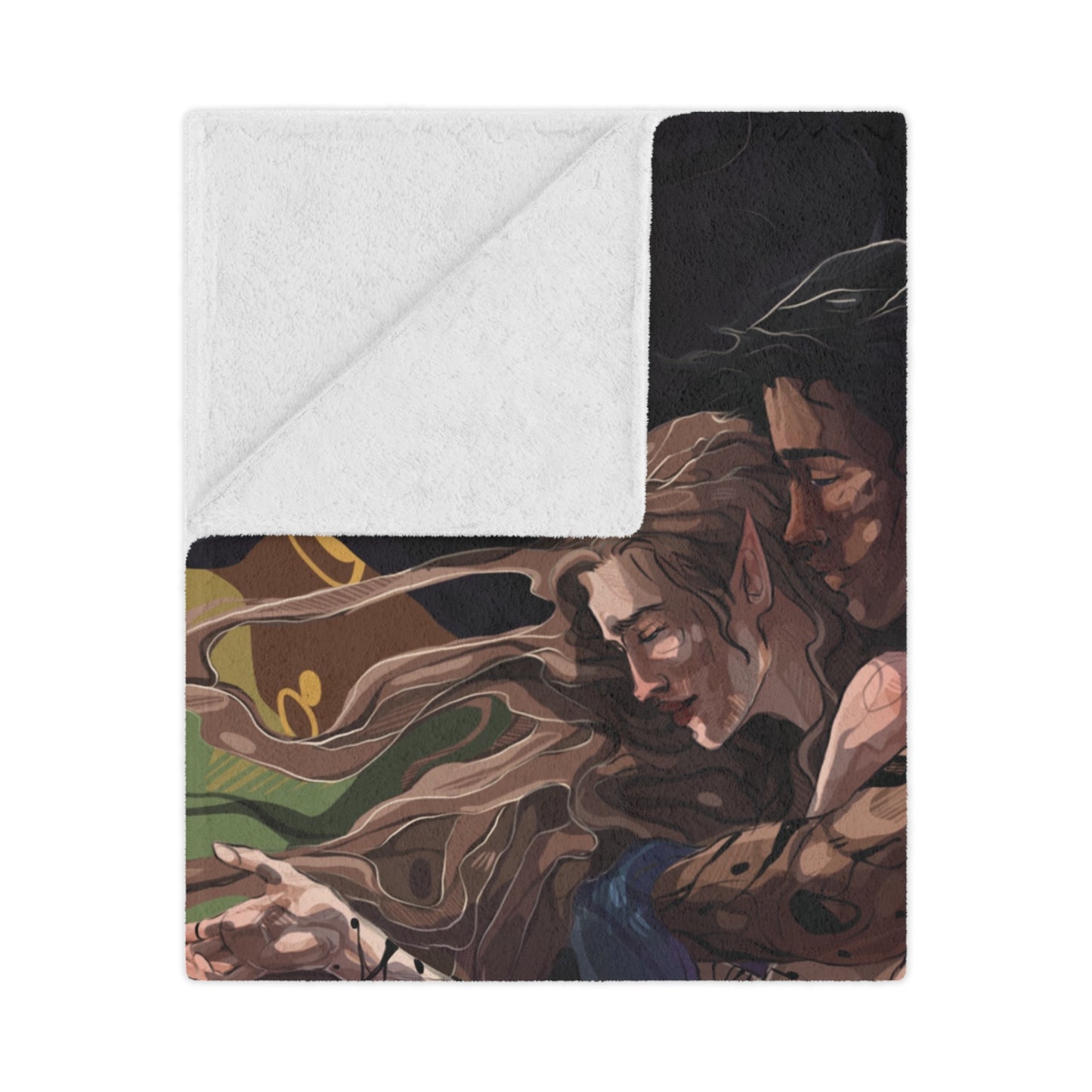 A Court of Thorns and Roses Minky Blanket - Lover's Embrace