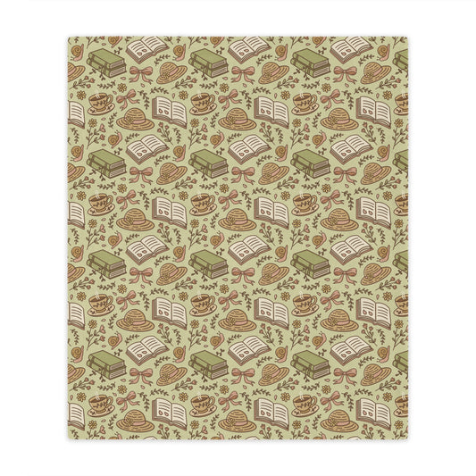 General Bookish Minky Blanket - Garden Time Books