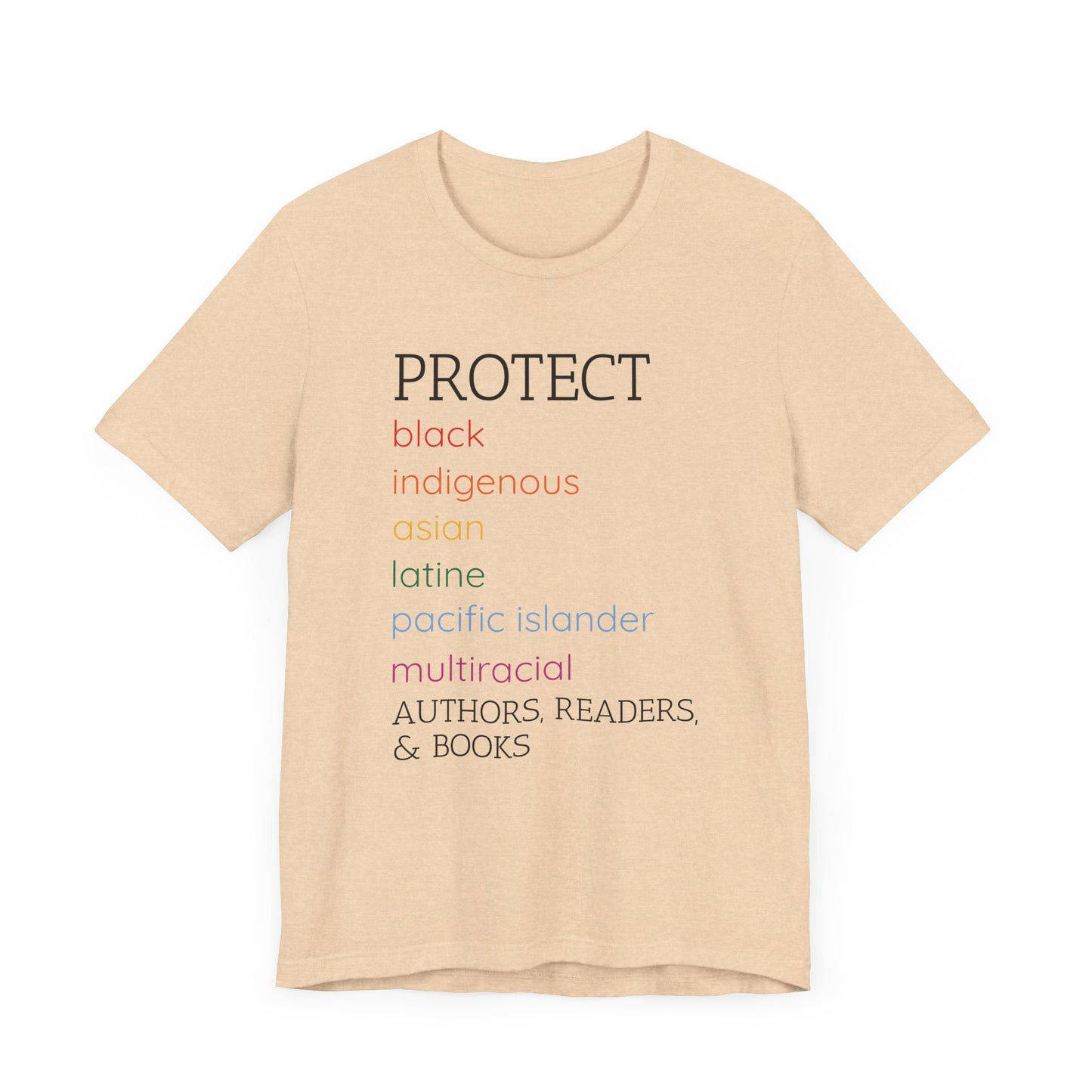 General Bookish Unisex T-Shirt -  Protect BIPOC Books, Authors, & Readers