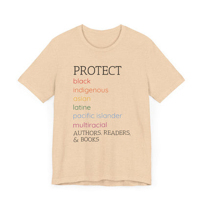 General Bookish Unisex T-Shirt -  Protect BIPOC Books, Authors, & Readers